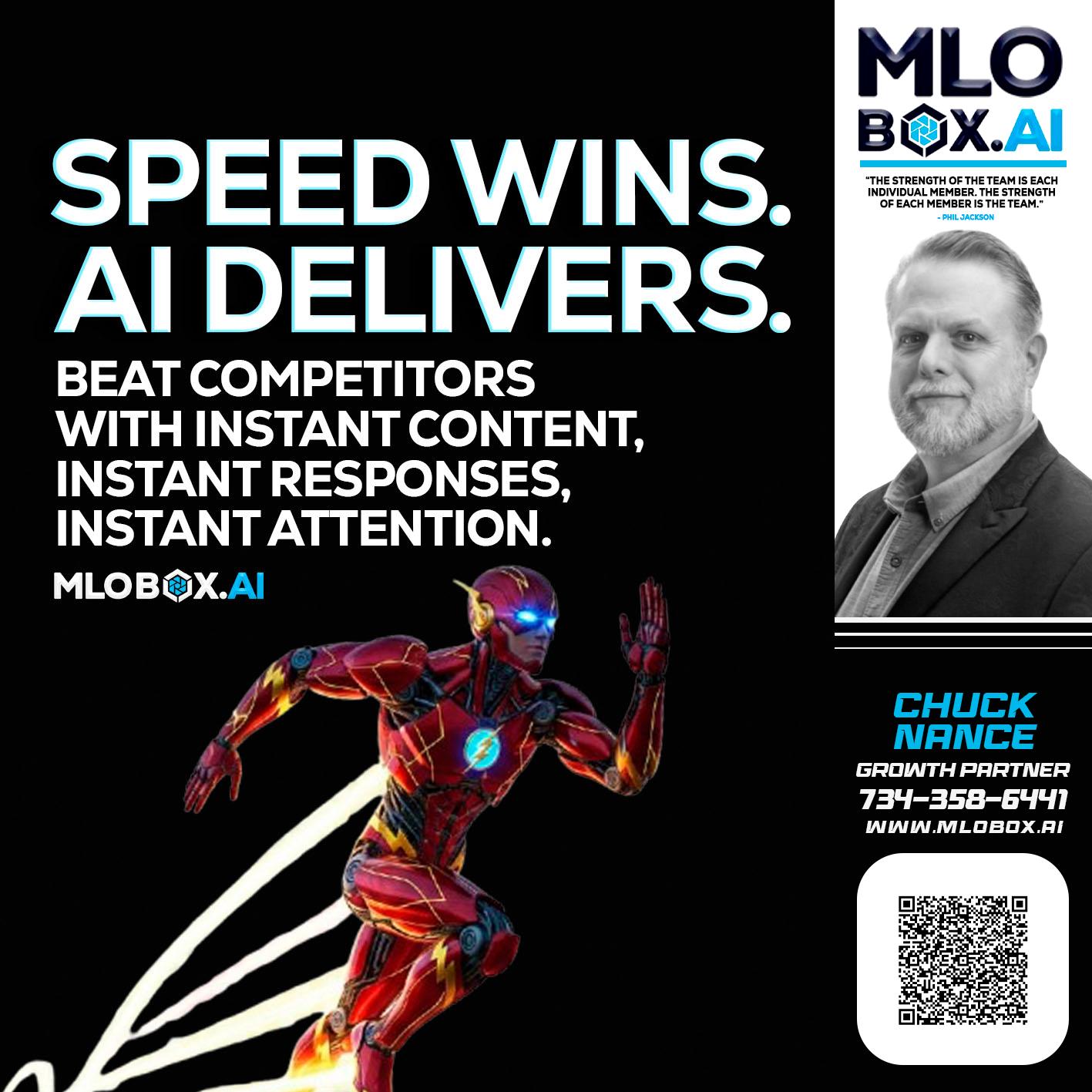 SPEED WINS - Chuck Nance -Growth Partner | Mortgage Loan Officer