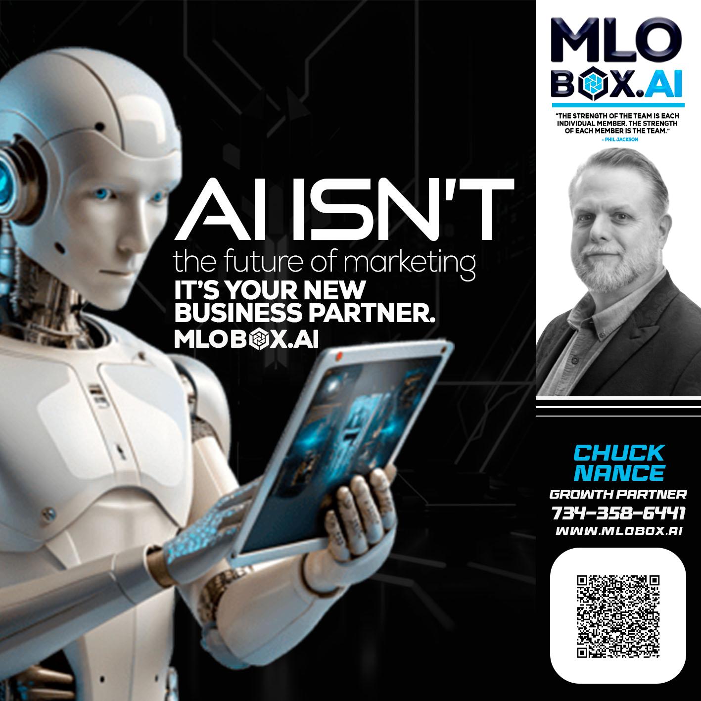 AI ISN'T - Chuck Nance -Growth Partner | Mortgage Loan Officer