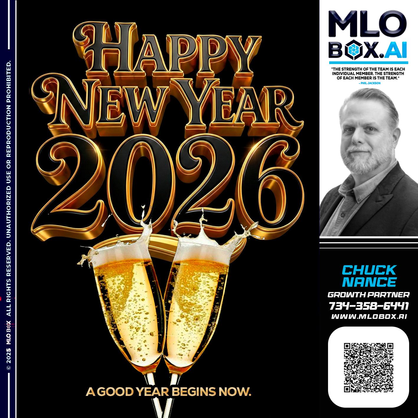HAPPY NEW YEAR - Chuck Nance -Growth Partner | Mortgage Loan Officer