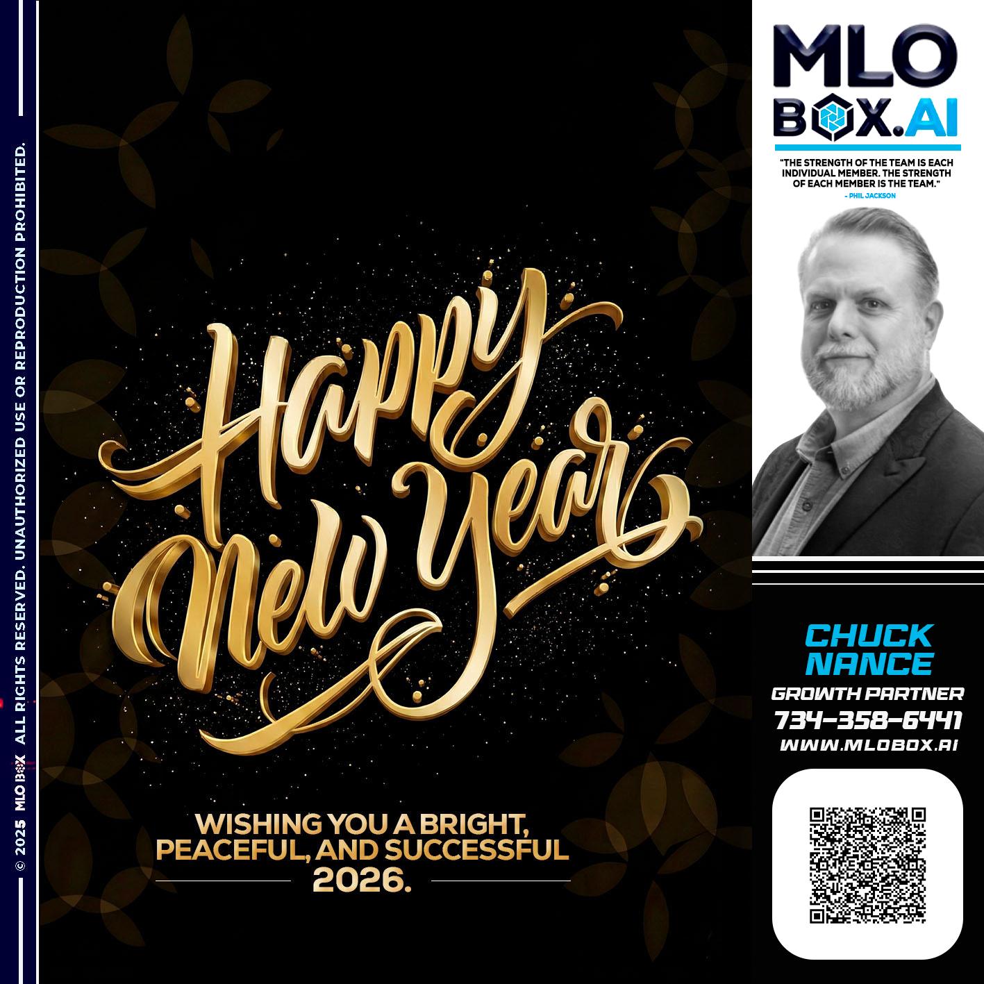 HAPPY NEW YEAR - Chuck Nance -Growth Partner | Mortgage Loan Officer
