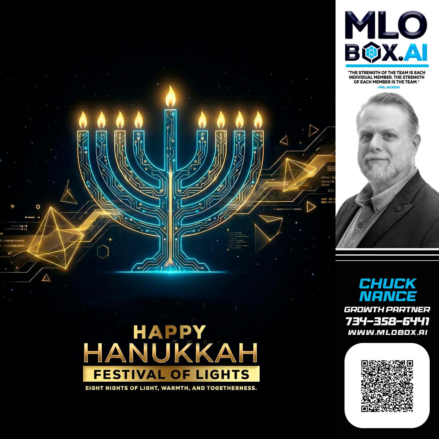 happy Hanukkah - Chuck Nance -Growth Partner | Mortgage Loan Officer