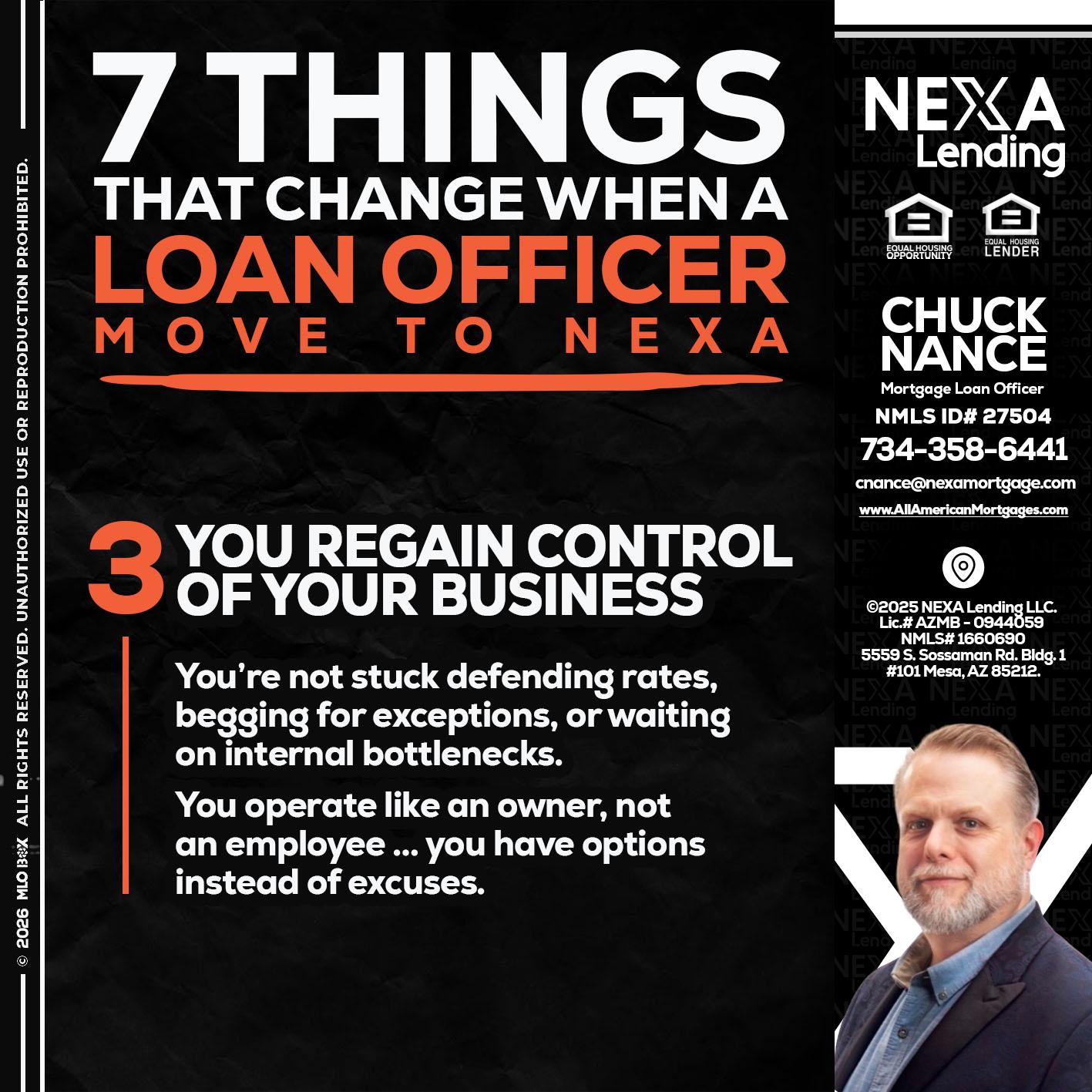 7 things (3) - Chuck Nance -Growth Partner | Mortgage Loan Officer