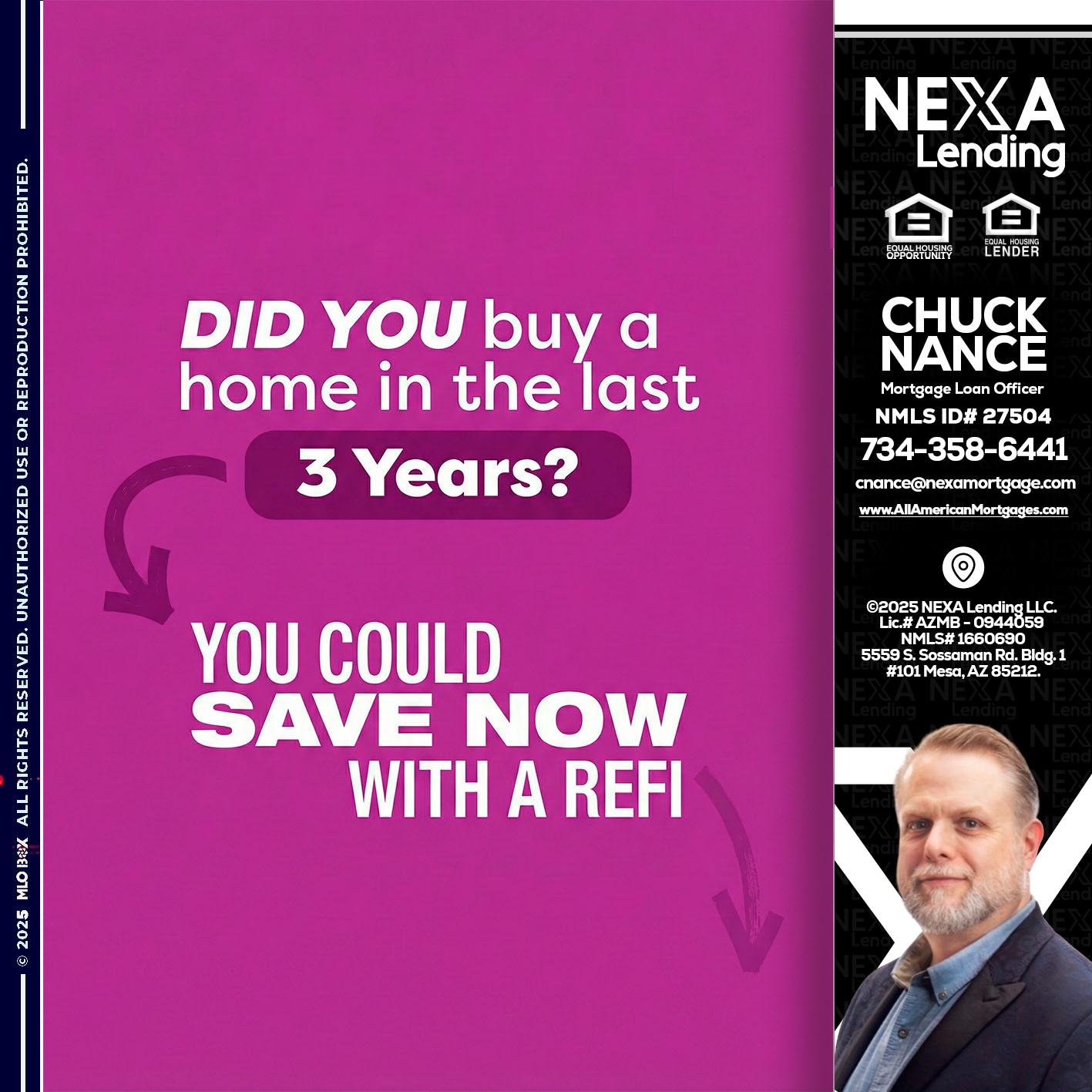 did you - Chuck Nance -Growth Partner | Mortgage Loan Officer