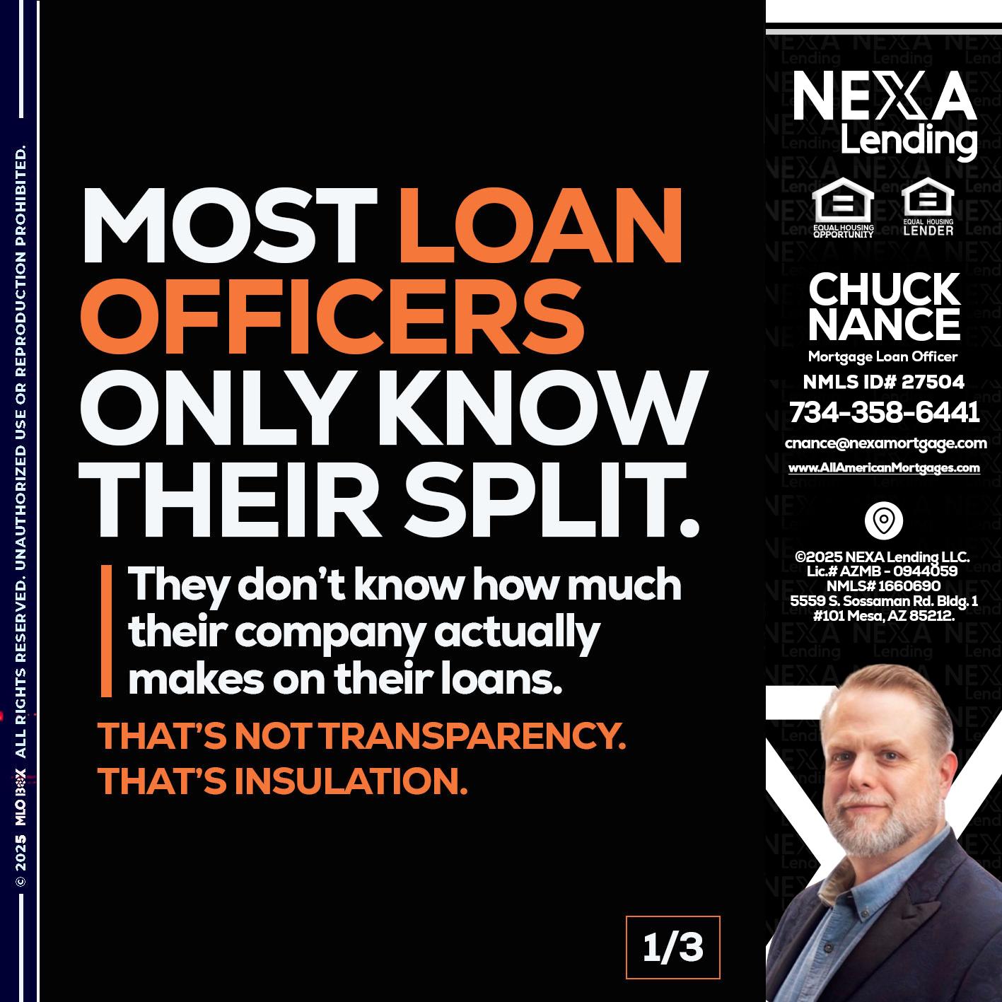 1 OF 3 - Chuck Nance -Growth Partner | Mortgage Loan Officer