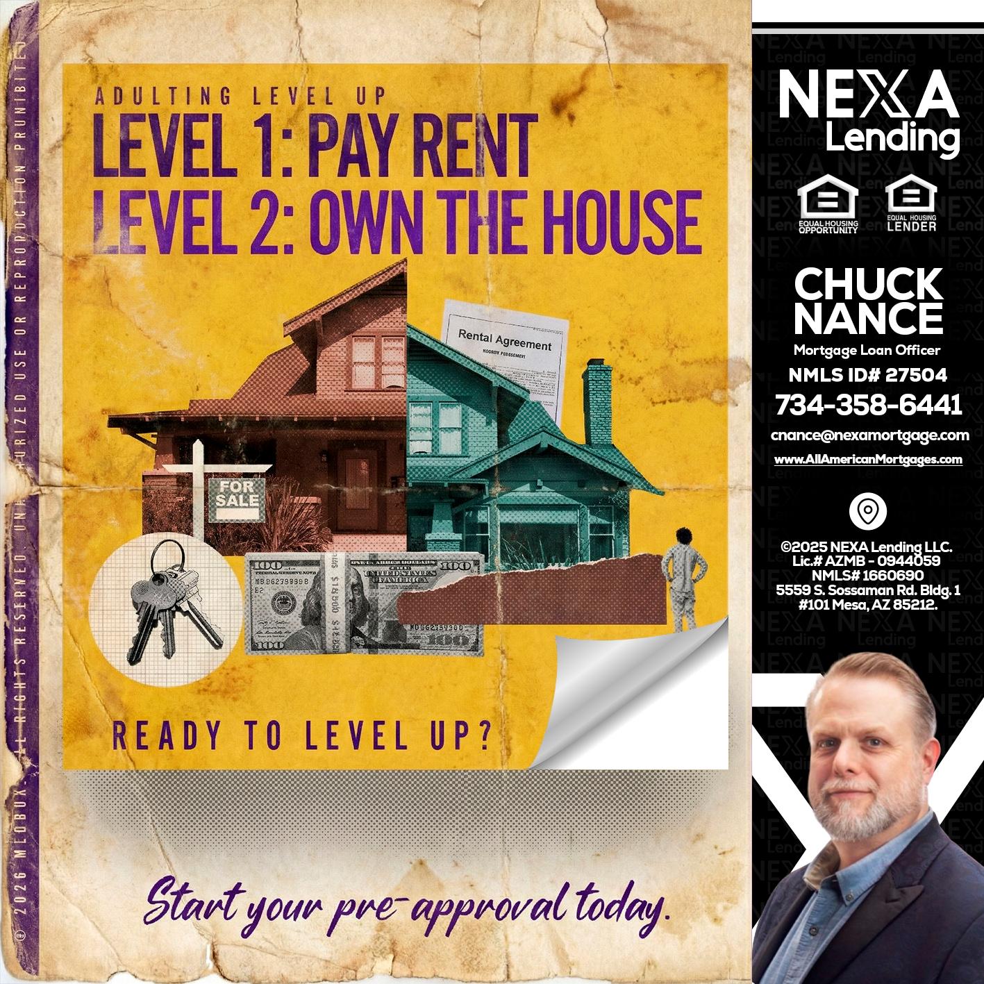 LEVEL 1 - Chuck Nance -Growth Partner | Mortgage Loan Officer