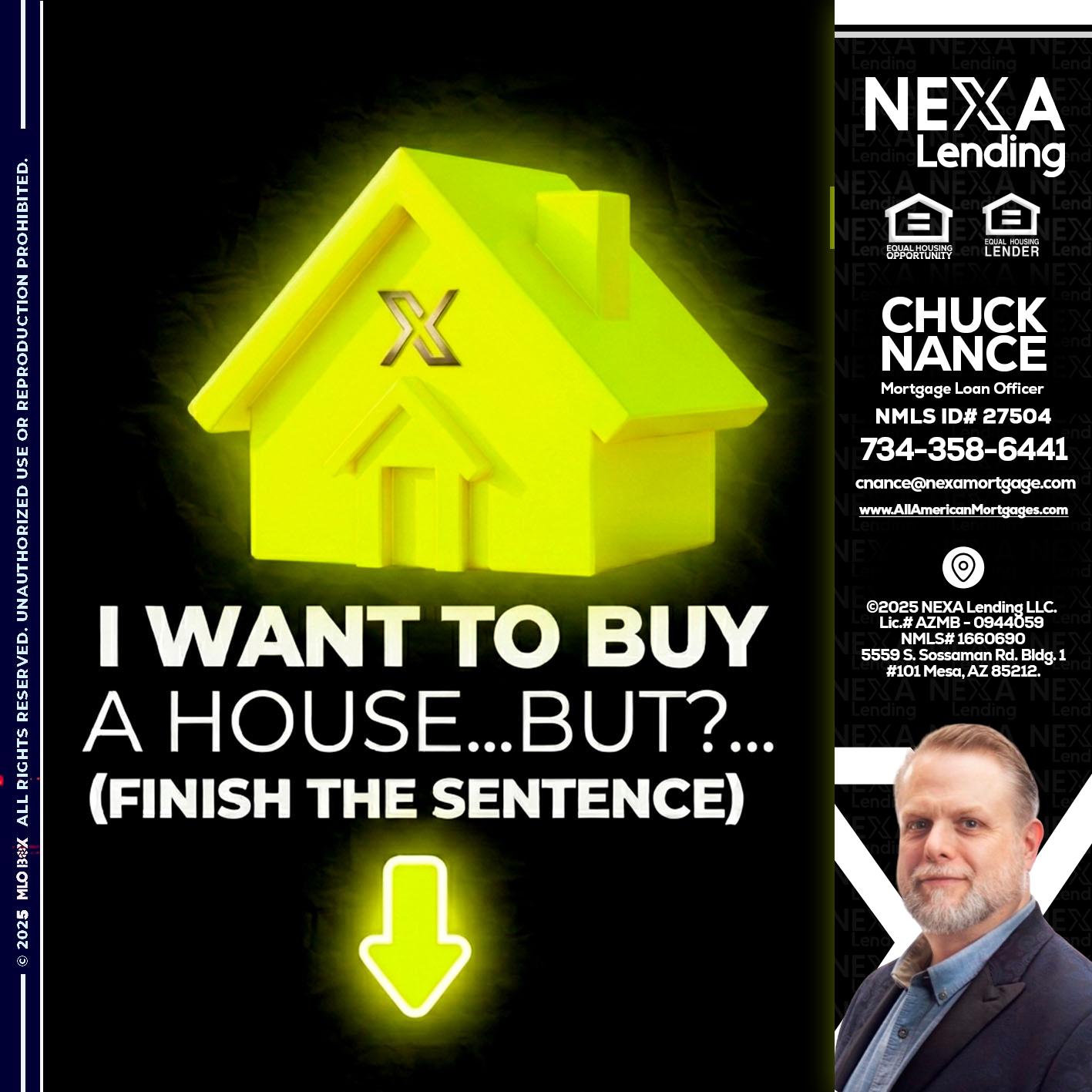 i want to buy - Chuck Nance -Growth Partner | Mortgage Loan Officer