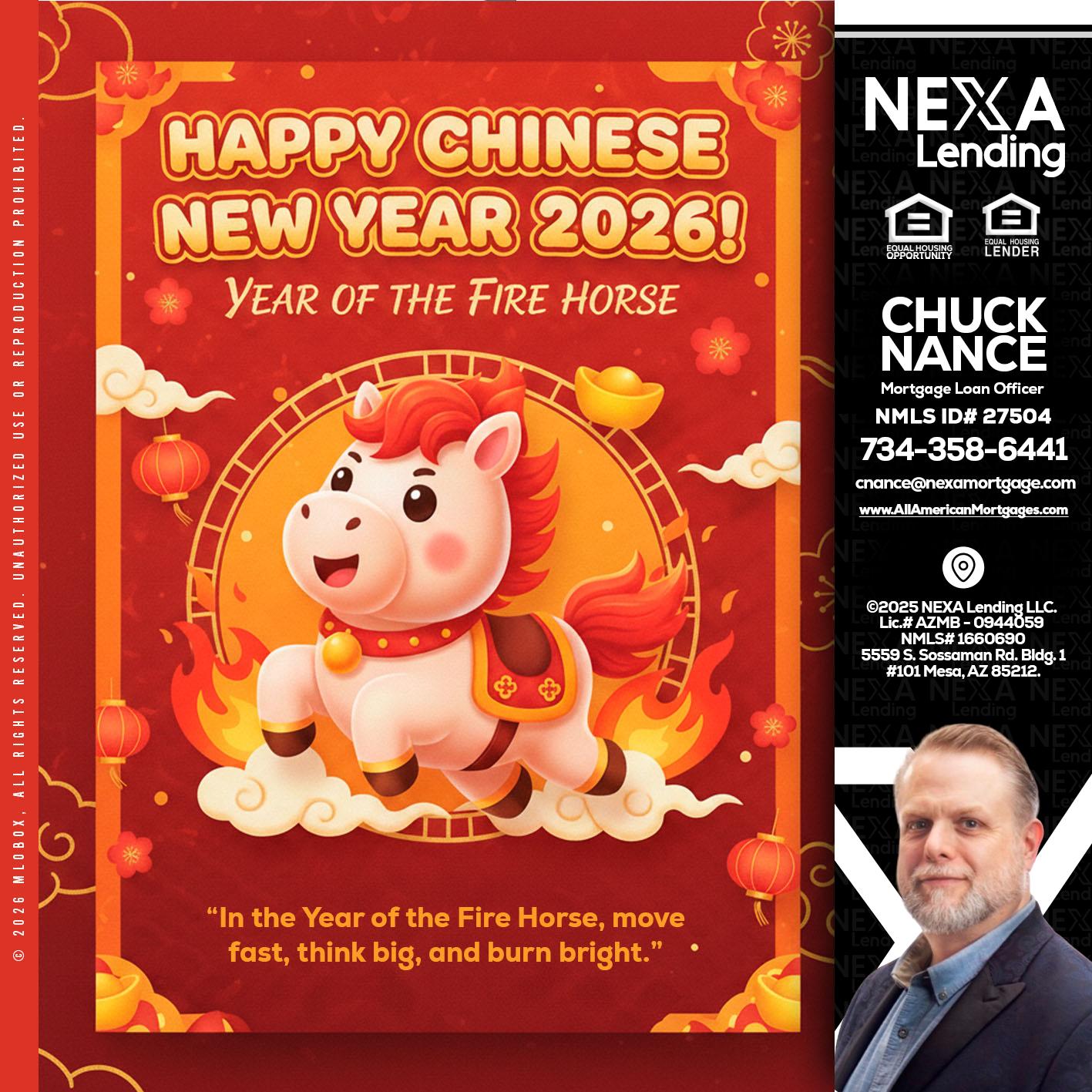 happy Chinese new year - Chuck Nance -Growth Partner | Mortgage Loan Officer