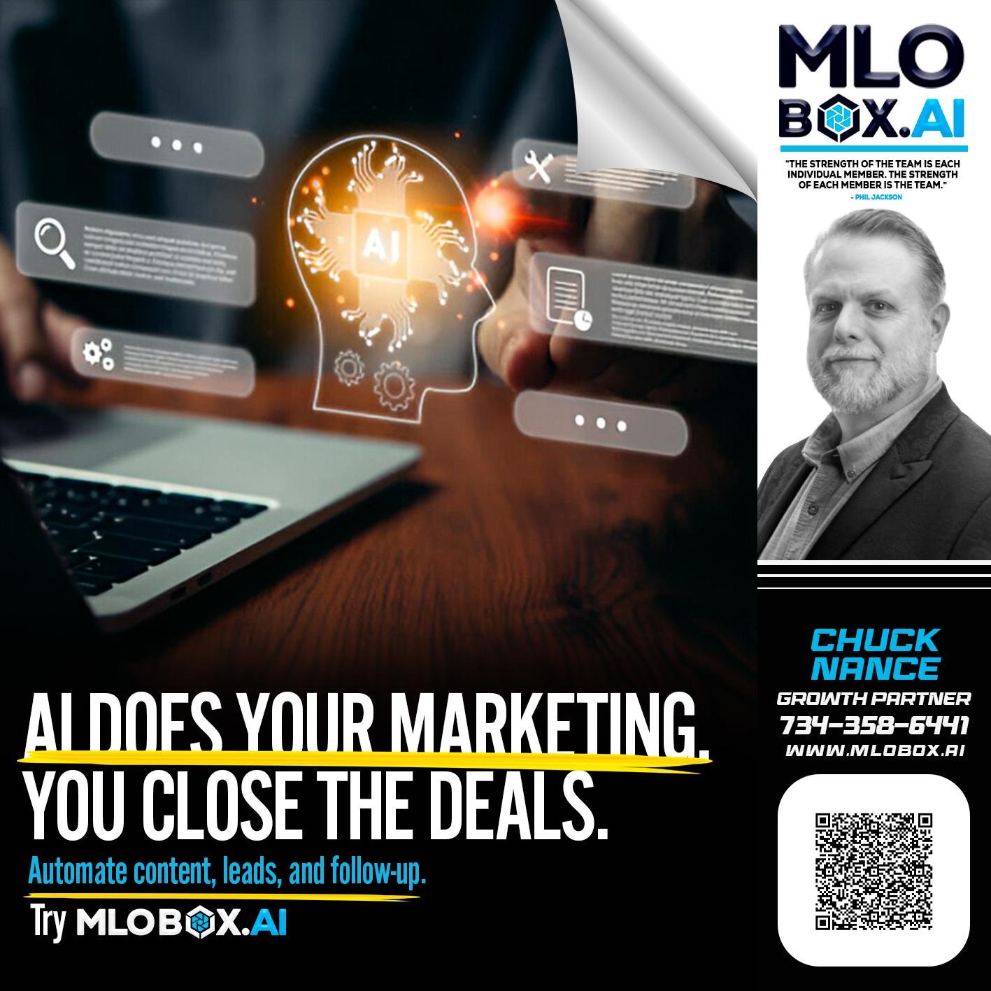 AI DOES - Chuck Nance -Growth Partner | Mortgage Loan Officer