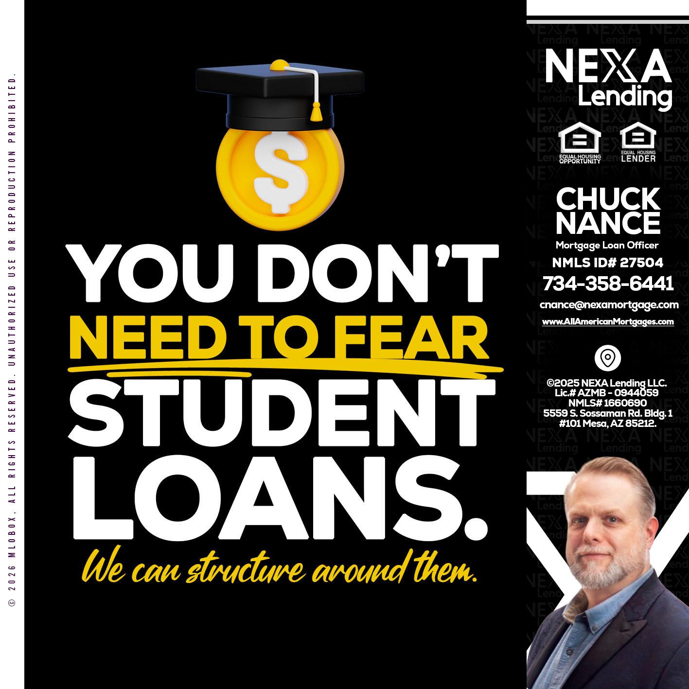 YOU DONT NEED - Chuck Nance -Growth Partner | Mortgage Loan Officer