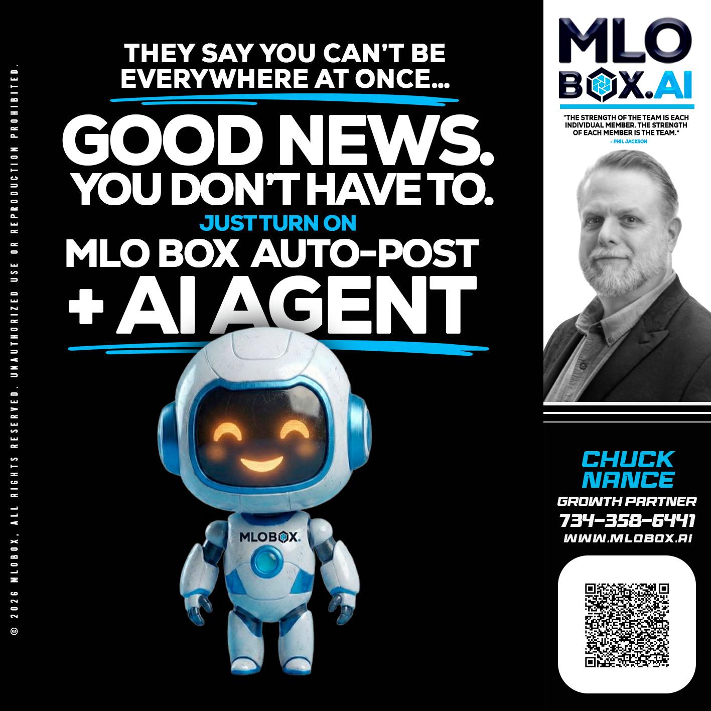 GOOD NEWS - Chuck Nance -Growth Partner | Mortgage Loan Officer