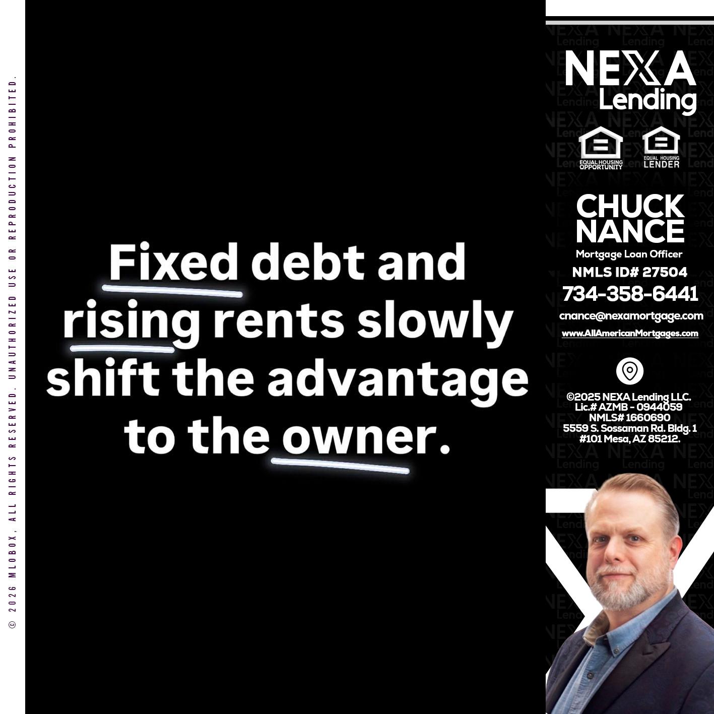 FIXED DEBT - Chuck Nance -Growth Partner | Mortgage Loan Officer