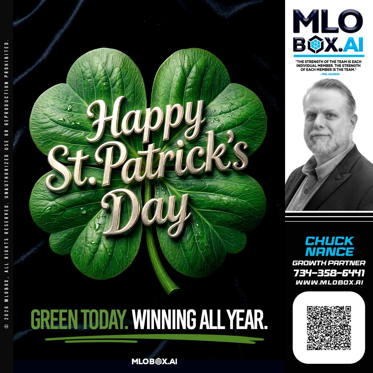 happy st Patricks day - Chuck Nance -Growth Partner | Mortgage Loan Officer