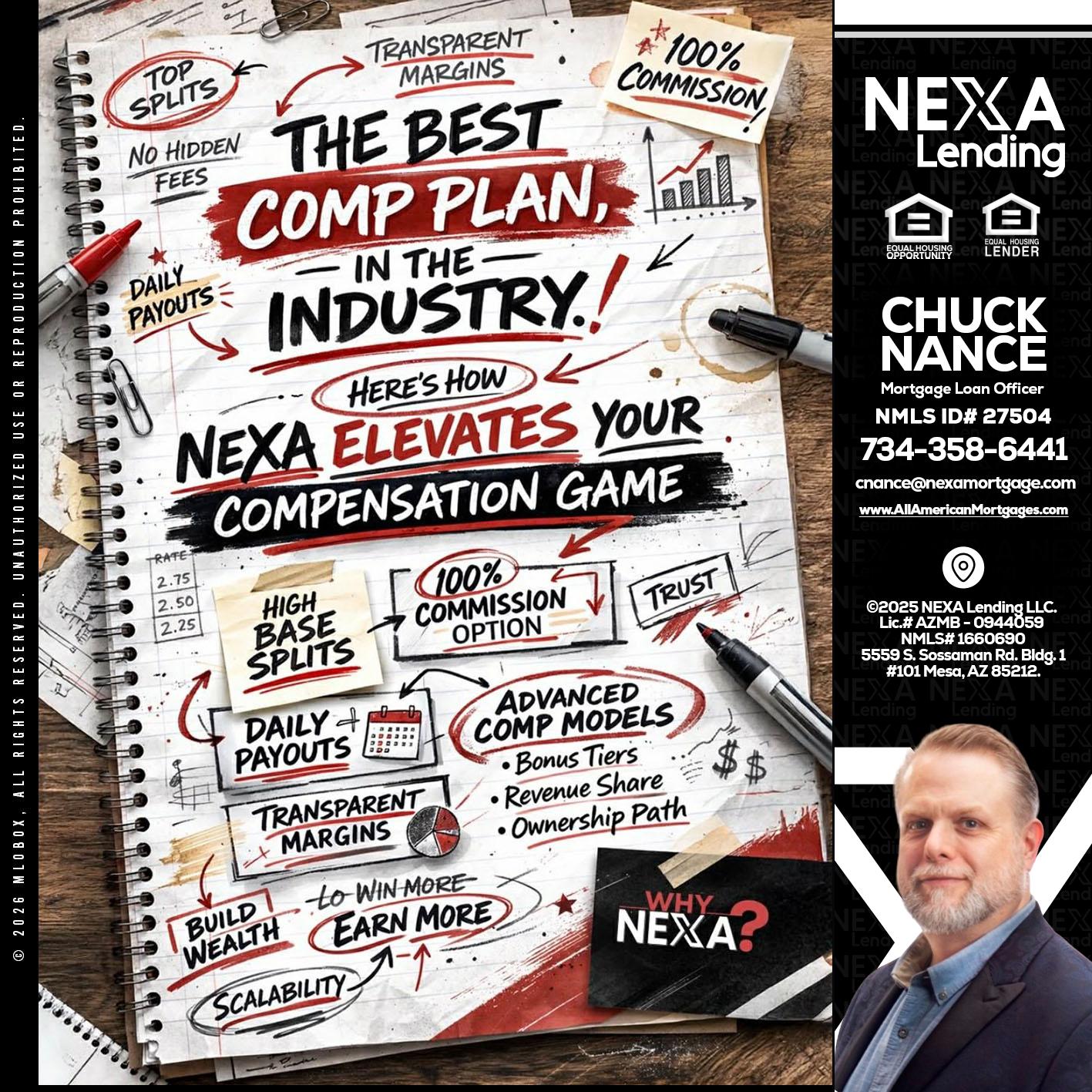 THE BEST COMP - Chuck Nance -Growth Partner | Mortgage Loan Officer