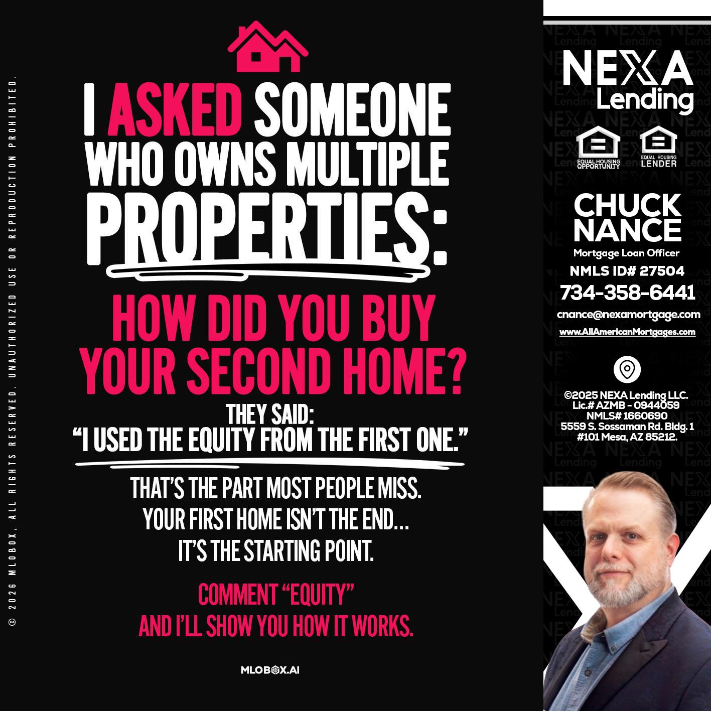 I ASKED SOMEONE - Chuck Nance -Growth Partner | Mortgage Loan Officer