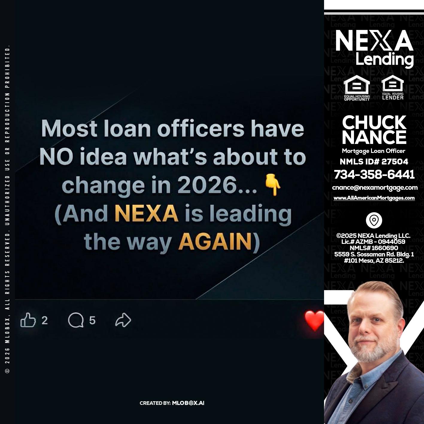 most loan officers - Chuck Nance -Growth Partner | Mortgage Loan Officer