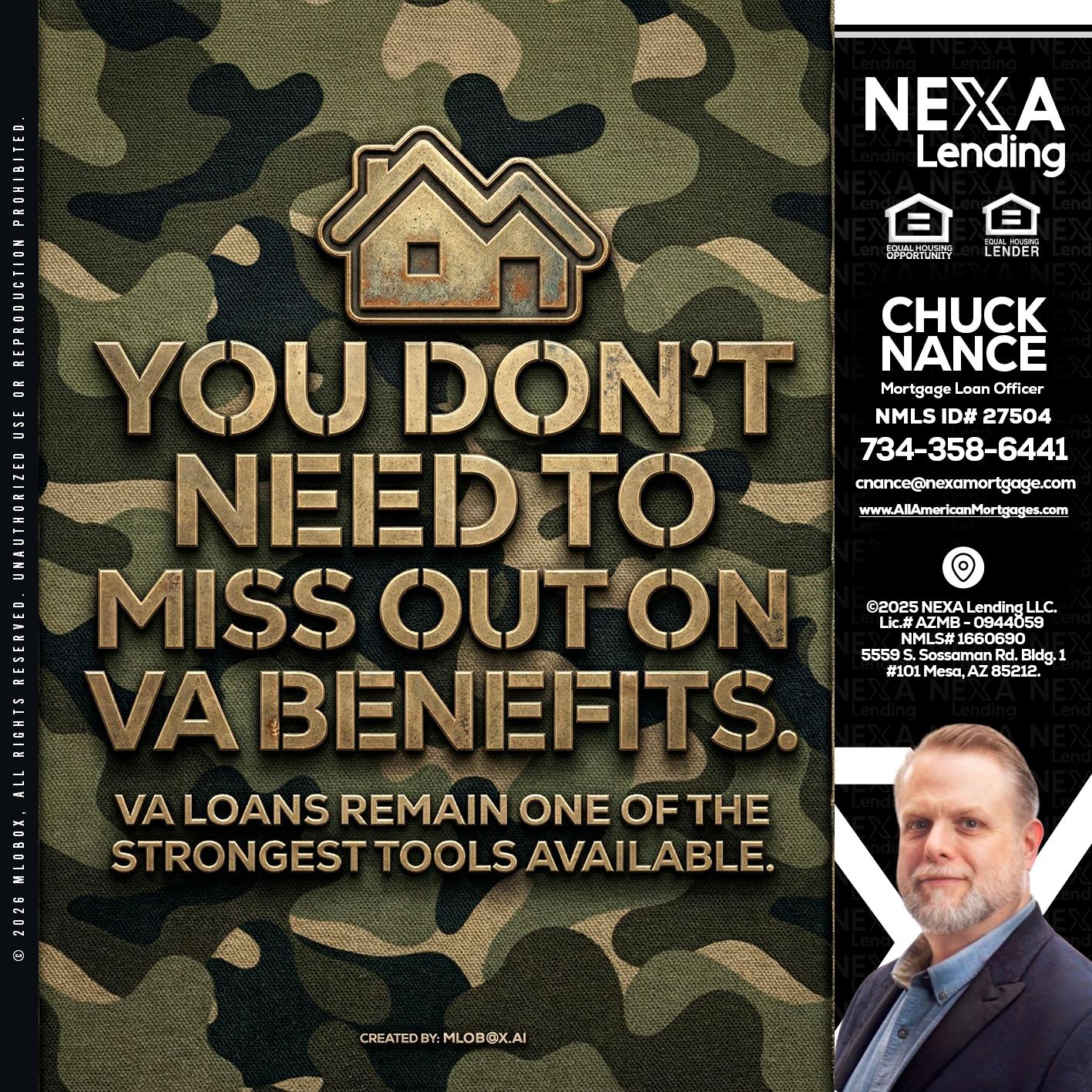you don't need - Chuck Nance -Growth Partner | Mortgage Loan Officer