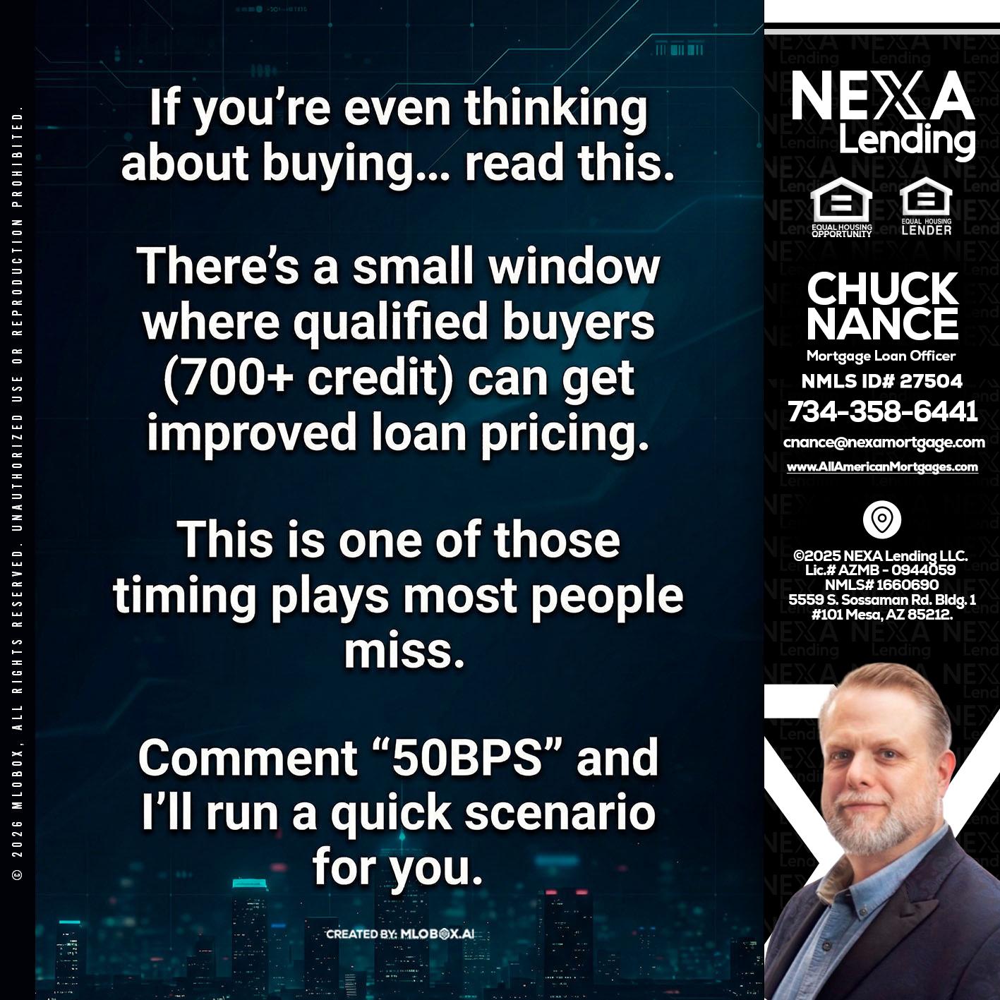 IF YOU EVER - Chuck Nance -Growth Partner | Mortgage Loan Officer