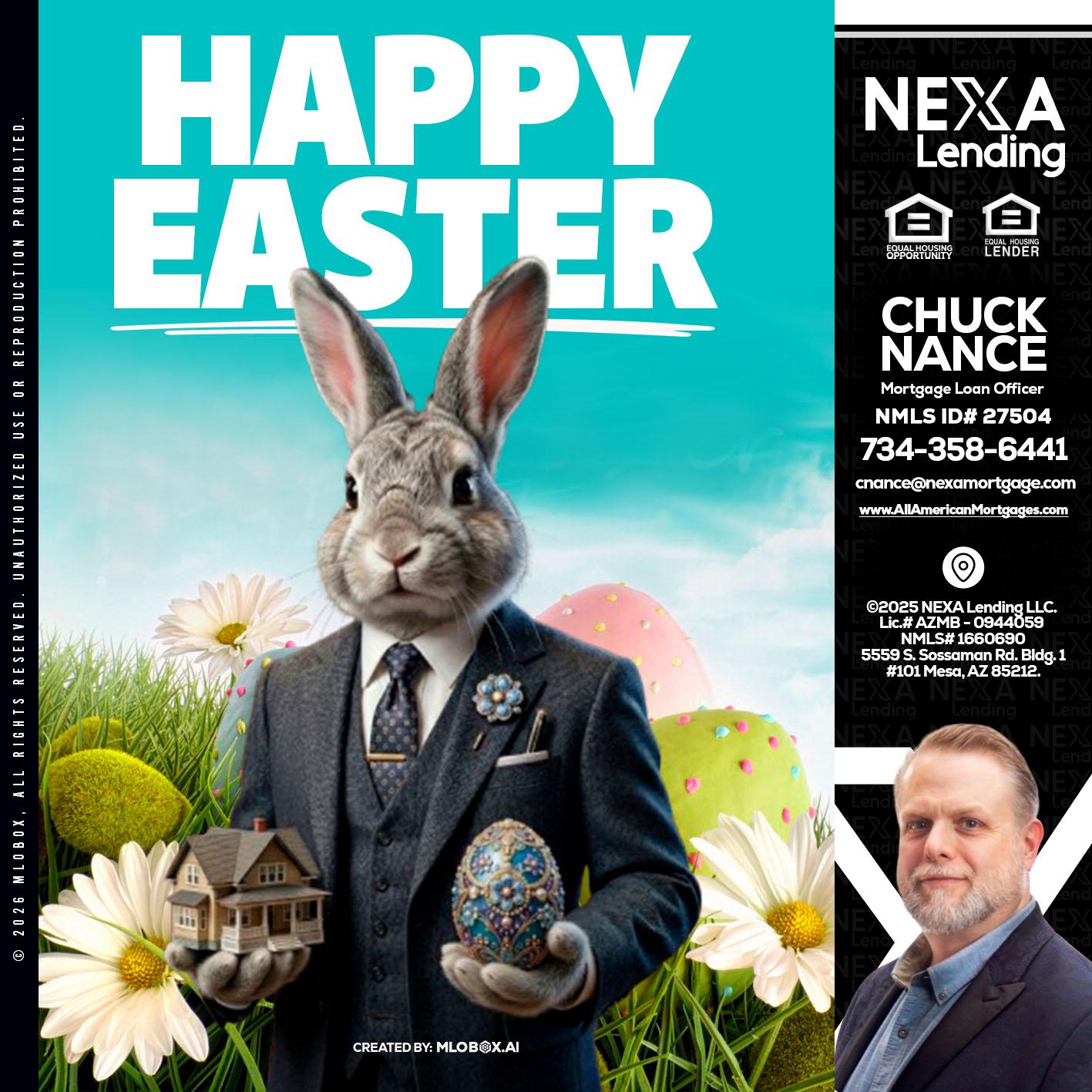 HAPPY EASTER - Chuck Nance -Growth Partner | Mortgage Loan Officer