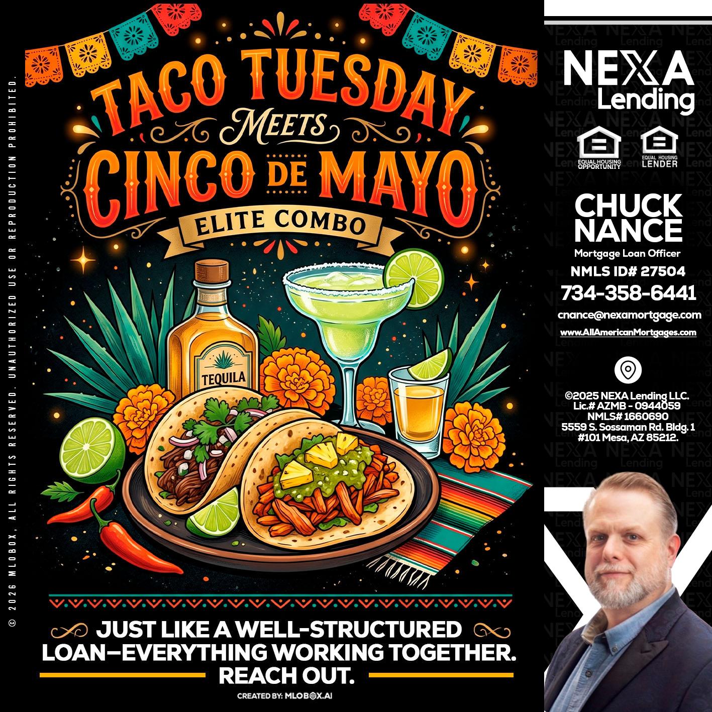 TACO TUESDAY - Chuck Nance -Growth Partner | Mortgage Loan Officer