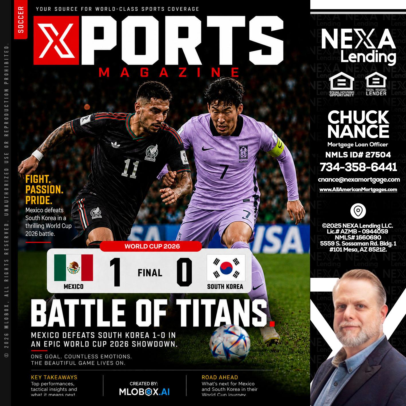 XPORTS MAGAZINE - Chuck Nance -Growth Partner | Mortgage Loan Officer