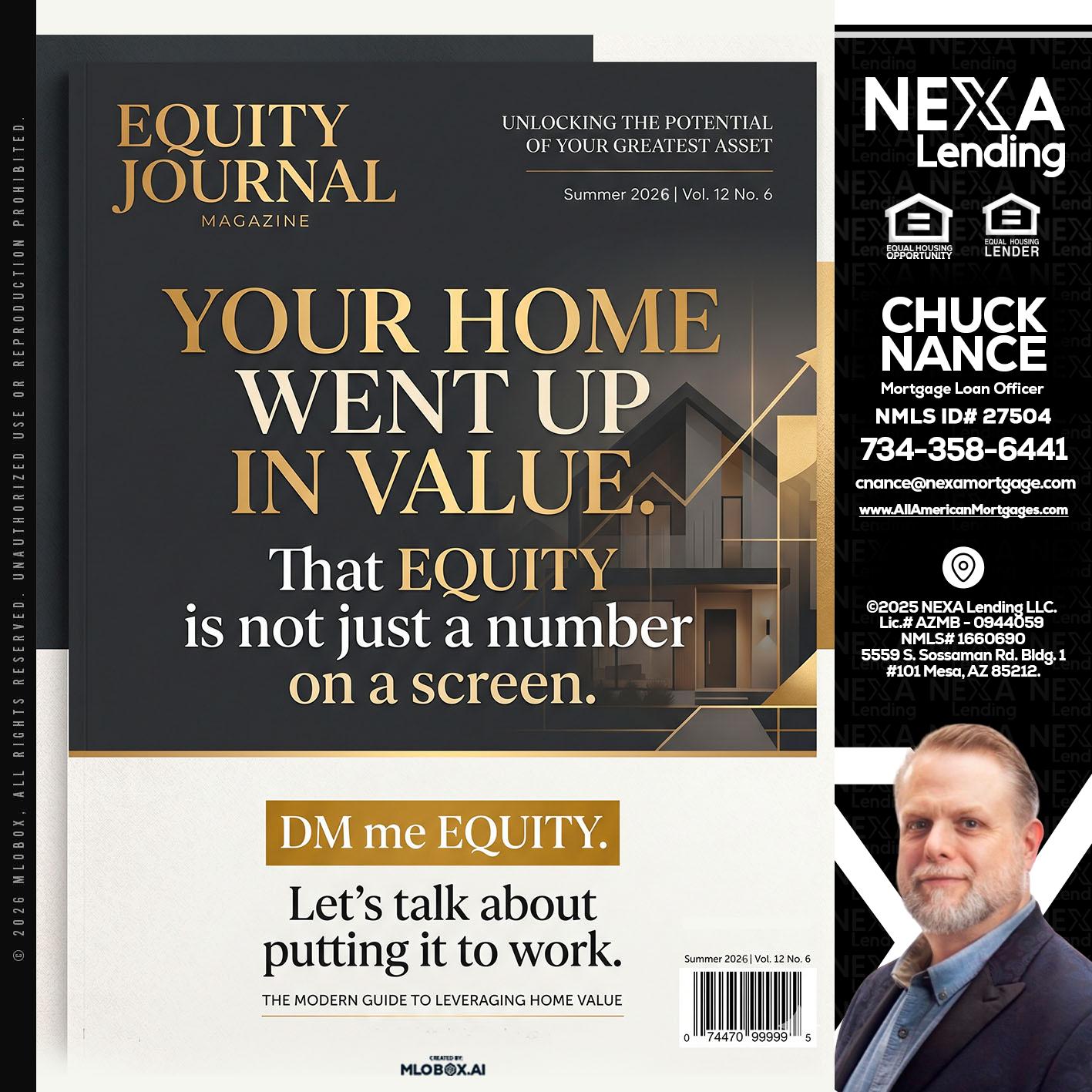 YOUR HOME - Chuck Nance -Growth Partner | Mortgage Loan Officer
